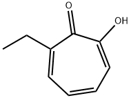 2,4,6-Cycloheptatrien-1-one, 2-ethyl-7-hydroxy- (9CI) Struktur