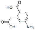 Benzeneacetic acid, 5-amino-2-carboxy- (9CI) Struktur