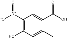 Benzoic acid, 4-hydroxy-2-methyl-5-nitro- (9CI) Struktur