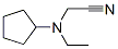 Acetonitrile, (cyclopentylethylamino)- (9CI) Struktur