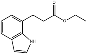 ethyl 3-(1H-indol-7-yl)propanoate Struktur