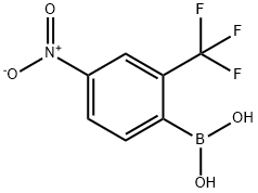 4-Nitro-2-(trifluoroMethyl)phenylboronic acid Struktur