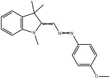 2-[[(4-methoxyphenyl)azo]methylene]-1,3,3-trimethylindoline Struktur