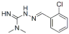 2-chlorobenzylideneamino-3,3-dimethylguanidine Struktur