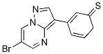 6-broMo-3-(3-thiophenyl)pyrazolo[1,5-a]pyriMidine Struktur