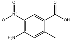 Benzoic acid, 4-amino-2-methyl-5-nitro- (9CI) Struktur