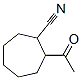 Cycloheptanecarbonitrile, 2-acetyl- (9CI) Struktur