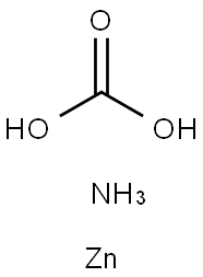 diammonium zinc biscarbonate Struktur