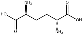 (2R,5S)-2,5-Diaminoadipic acid Struktur