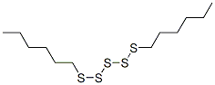 dihexyl pentasulphide  Struktur