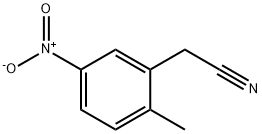 2-(2-METHYL-5-NITROPHENYL)ACETONITRILE Struktur