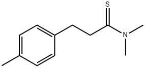 Benzenepropanethioamide,  N,N,4-trimethyl- Struktur