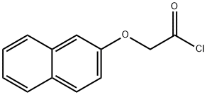 (2-naphthyloxy)acetyl chloride Struktur