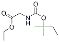 Glycine, N-[(1,1-dimethylpropoxy)carbonyl]-, ethyl ester (9CI) Struktur