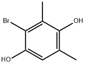 1,4-Benzenediol, 2-bromo-3,5-dimethyl- (9CI) Struktur