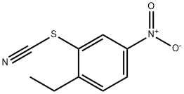 Thiocyanic acid, 2-ethyl-5-nitrophenyl ester (9CI) Struktur