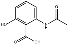 Benzoic acid, 2-(acetylamino)-6-hydroxy- (9CI) Struktur