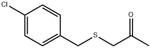 1-(4-chlorobenzylthio)acetone Struktur