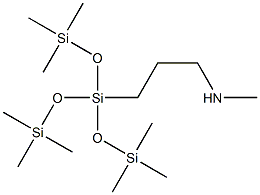 n-methylaminopropyltris(trimethylsiloxy)silane Struktur