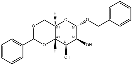 BENZYL 4,6-O-BENZYLIDENE-ALPHA-D-MANNOPYRANOSIDE Struktur