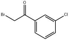 3-CHLOROPHENACYL BROMIDE Struktur