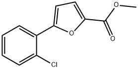 5-(2-CHLOROPHENYL)FURAN-2-CARBOXYLIC ACID METHYL ESTER Struktur