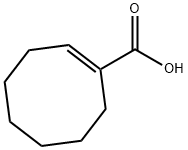 (1E)-cyclooctene-1-carboxylic acid Struktur