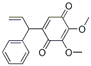 2,3-Dimethoxy-5-(1-phenyl-2-propenyl)-2,5-cyclohexadiene-1,4-dione Struktur