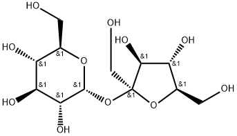 BETA-D-[UL-13C6]FRUCTOFURANOSYL ALPHA-D-[UL-13C6]GLUCOPYRANOSIDE Struktur