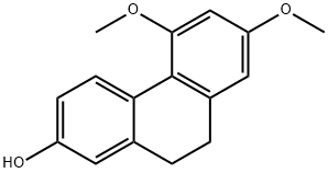 9,10-Dihydro-5,7-dimethoxyphenanthren-2-ol Struktur