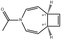 4-Azabicyclo[5.2.0]nona-2,5,8-triene, 4-acetyl-, cis- (9CI) Struktur