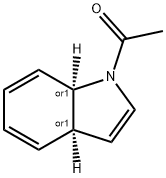 1H-Indole, 1-acetyl-3a,7a-dihydro-, cis- (9CI) Struktur