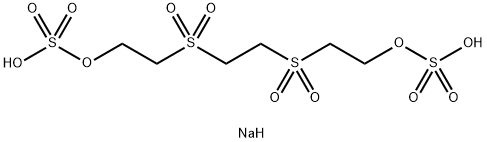 2,2'-(Ethylenebissulfonyl)bisethanol bis(sulfate)bissodium Struktur