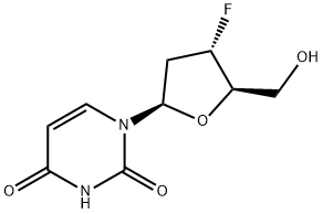 2',3'-DIDEOXY-3'-FLUOROURIDINE Struktur