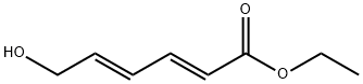 (2E,4E)-6-HYDROXY-HEXA-2,4-DIENOIC ACID ETHYL ESTER Struktur