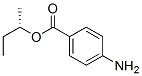 Benzoic acid, 4-amino-, (1S)-1-methylpropyl ester (9CI) Struktur