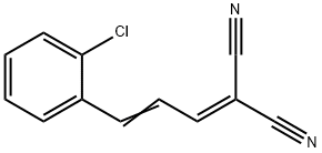 2-CHLOROCINNAMALMALONONITRILE Struktur