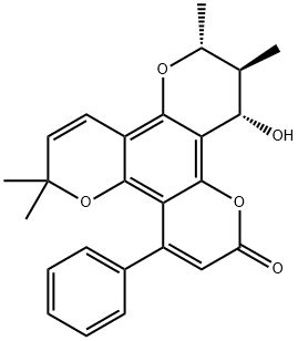 inophyllum B Struktur