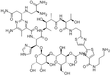 N1-(3-Aminopropyl)bleomycinamide Struktur