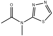 Acetamide,  N-methyl-N-1,3,4-thiadiazol-2-yl- Struktur