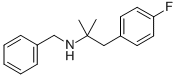 N-Benzyl-1-(4-fluorophenyl)-2-methyl-2-aminopropane Struktur