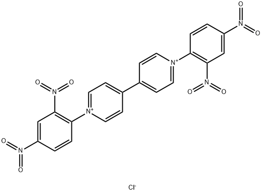 1,1'-BIS(2,4-DINITROPHENYL)-4,4'-BIPYRIDINIUM DICHLORIDE Struktur