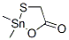 2,2-dimethyl-1,3,2-oxathiastannolan-5-one  Struktur