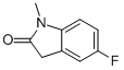 1-METHYL-5-FLUOROOXINDOLE Struktur