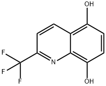 2-(trifluoroMethyl)quinoline-5,8-diol Struktur