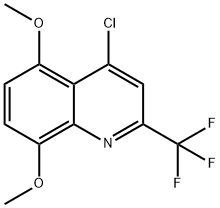 4-chloro-5,8-diMethoxy-2-(trifluoroMethyl)quinoline Struktur