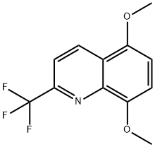 5,8-diMethoxy-2-(trifluoroMethyl)quinoline Struktur