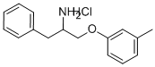 ALPHA-[(3-TOLYLOXY)METHYL]PHENETHYLAMINE HYDROCHLORIDE Struktur