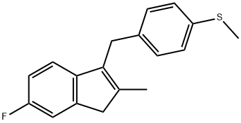 SULINDAC INTERMEDIATE Struktur