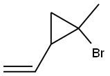 Cyclopropane, 1-bromo-2-ethenyl-1-methyl- (9CI) Struktur